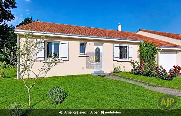 Maison à vendre Saint Sebastien Sur Loire - 4 pièces, 90m² avec 3 chambre(s) à 343 000€ - AJP Immobilier Saint-Sébastien-sur-Loire