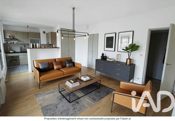 Appartement à vendre 2 pièces 49 m² Saint-Ouen-sur-Seine