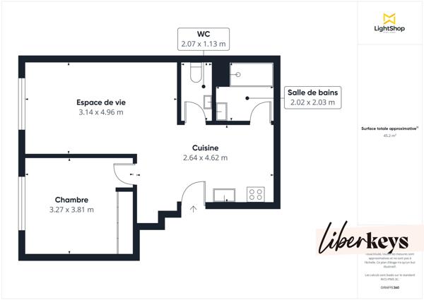 Lyon 7 – Jean Jaurès – T2 lumineux entièrement rénové
