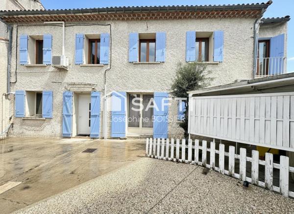 A VISITER SUR LE PONTET (84) MAGNIFIQUE MAISON DE VILLE DE 105 M² ENV. AVEC UNE COUR DE 70 M2