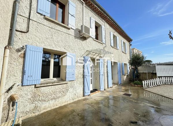 A VISITER SUR LE PONTET (84) MAGNIFIQUE MAISON DE VILLE DE 105 M² ENV. AVEC UNE COUR DE 70 M2