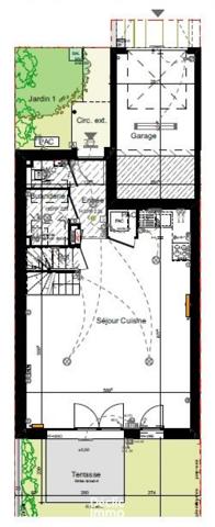 Vente maison contemporaine Perigny, 98m² 4 pièces 444 000€ avec garage