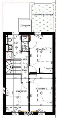 Vente maison contemporaine Perigny, 98m² 4 pièces 444 000€ avec garage