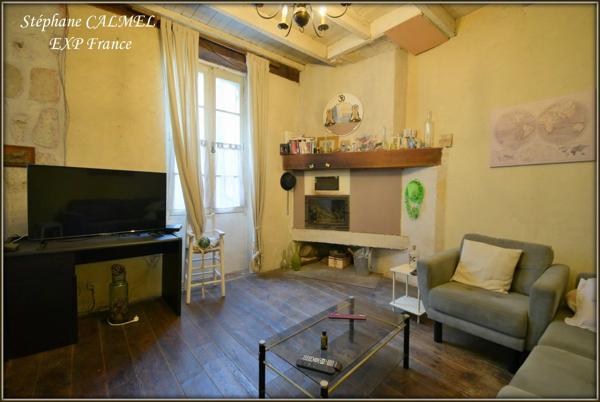 Maison de ville en pierre – 91 m² environ – Centre de Lauzun