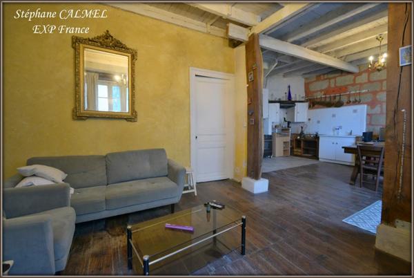 Maison de ville en pierre – 91 m² environ – Centre de Lauzun