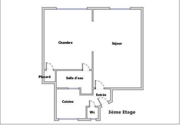 Vanves 2 pièces 37 m2