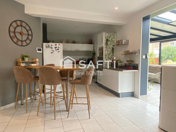 Maison centre ville avec piscine chauffée