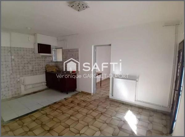 Appartement en RdC, 3 pièces, 54 m2, cour