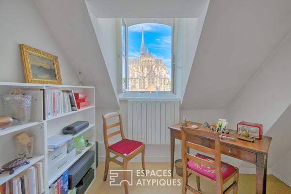 Appartement avec vue sur la Cathédrale au centre historique d’Amiens