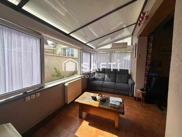 Maison 134 m², 4 pièces, 3 chambres, garage, jardin