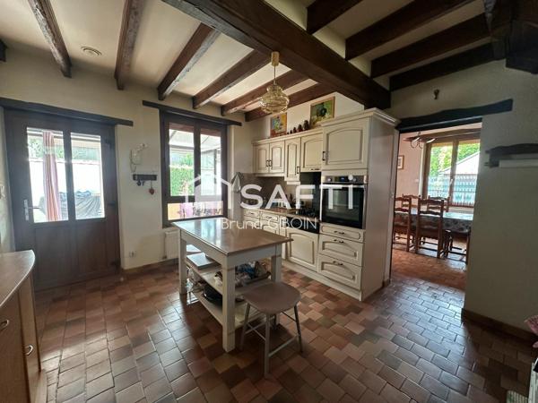 Maison 134 m², 4 pièces, 3 chambres, garage, jardin