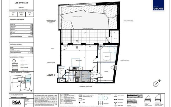 Appartement à vendre    4 pièces • 48,83 m2 Sarzeau