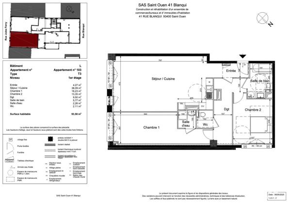 Appartement à vendre 4 pièces 96 m² Saint-Ouen-sur-Seine