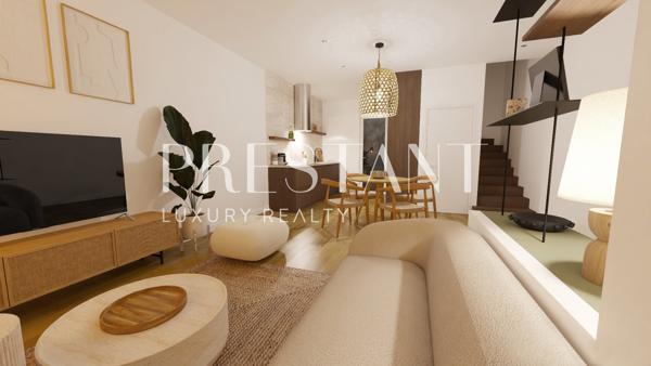 Maison de Ville Rénovée – Bibi Beau Rivage – 2 chambres – 1 Bureau – Cours Privative – Biarritz, BIARRITZ