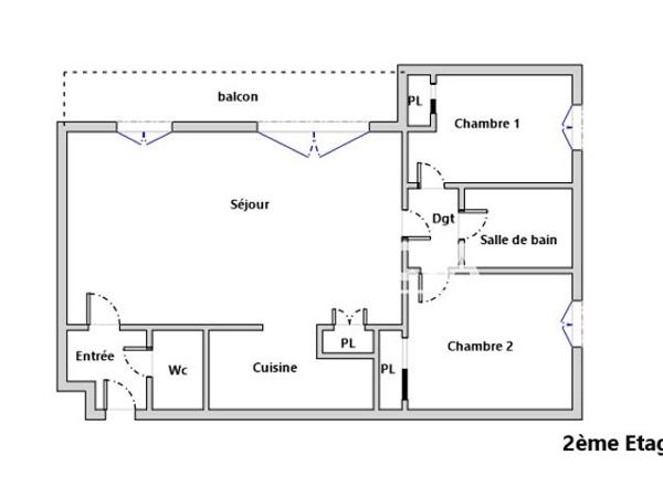 Location Appartement 3 pièces 56.9 m² - RESIDENCE TERRE DE LOURDES Lourdes 65100