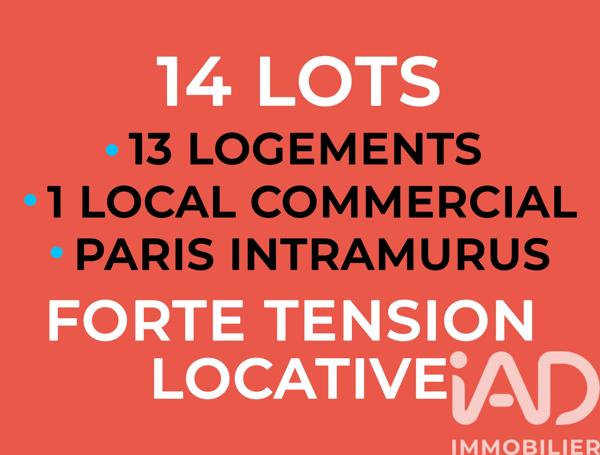 Immeuble à vendre 751 m² Paris 18