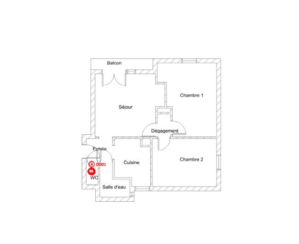 Appartement 3 pièces - 53 m² Exclusivité efficity