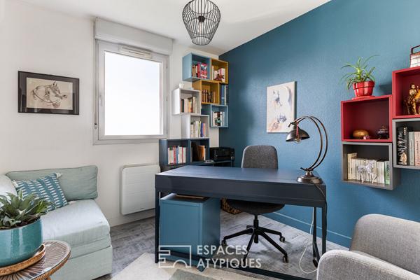 Appartement rénové avec terrasse, parking et piscine en copropriété à Toulouse