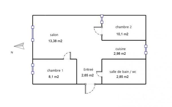 Vendu LIBRE ou LOUE / 50m de la plage?