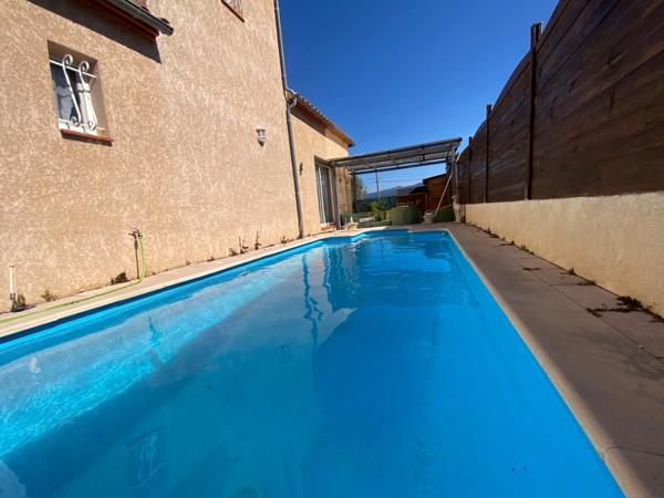 Dpt Pyrénées Orientales (66), à vendre PRADES maison 5 pièces 98 m² sur terrain 454 m² terrasse piscine