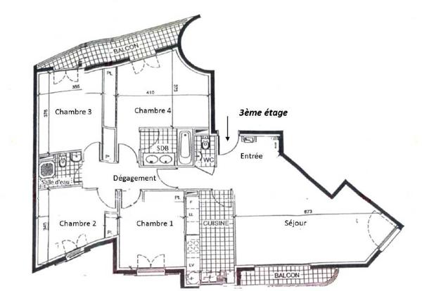 Vente / Appartement T5