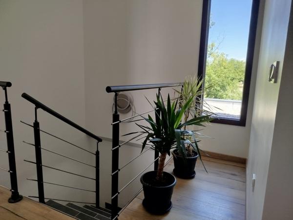 Maison toit plat avec piscine