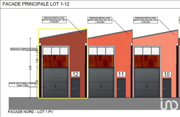 Local d’activité à vendre 54 m² Chevry-Cossigny