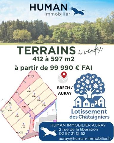 Terrain à vendre |  Brech |  413 m²