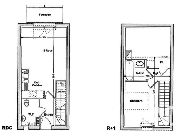 Maison à vendre 3 pièces 43 m² La Rivière-Saint-Sauveur