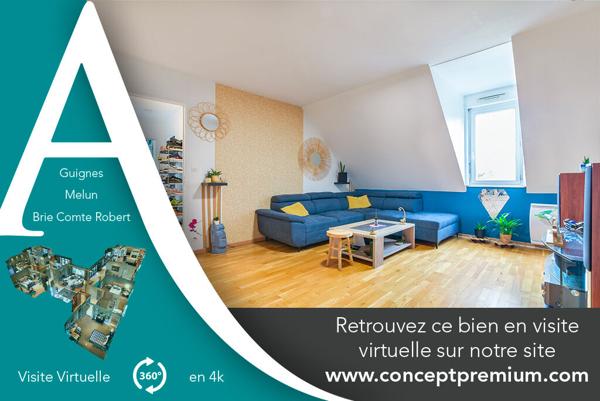 À vendre : Appartement T2 au coeur de Brie Comte Robert