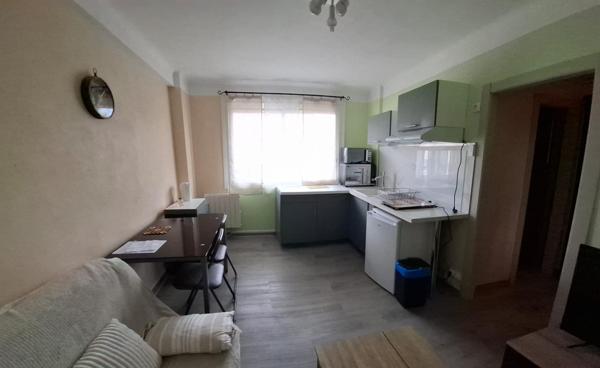 Appartement T1 entièrement rénové d'environ 29m² avec cave et local à vélo vendu meublé