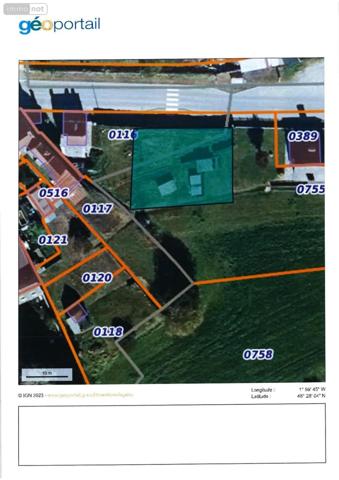 Terrain à Batir à vendre à Lanvallay dans les Côtes-d'Armor (22100), ref : 239