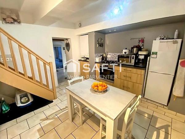 Maison de ville lumineuse, jardin, plain-pied — centre Berck