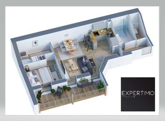 Bagnères-de-Luchon (31110) T2 Bis 50 m² centre de Bagnères de Luchon