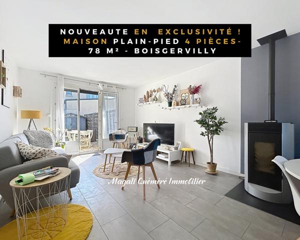 Boisgervilly (35360) Maison plain-pied avec 3 chambres - Boisgervilly - 9 min gare de Montauban de Bretagne 35360