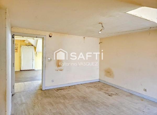 Appartement T1 à rénover proche A31 et gare