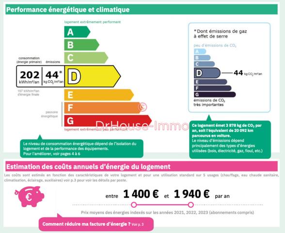 Appartement à vendre 4 pièces de 88 m²