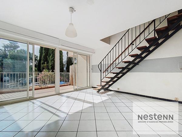A vendre appartement de 69 m² 3 pièces en duplex avec grand balcon à Montpellier