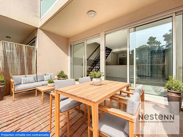 A vendre appartement de 69 m² 3 pièces en duplex avec grand balcon à Montpellier