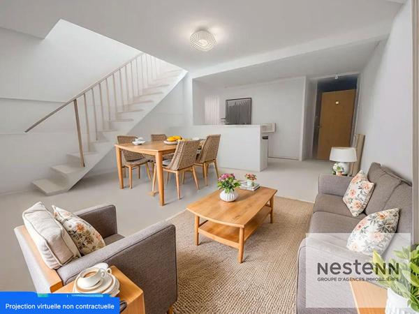 A vendre appartement de 69 m² 3 pièces en duplex avec grand balcon à Montpellier