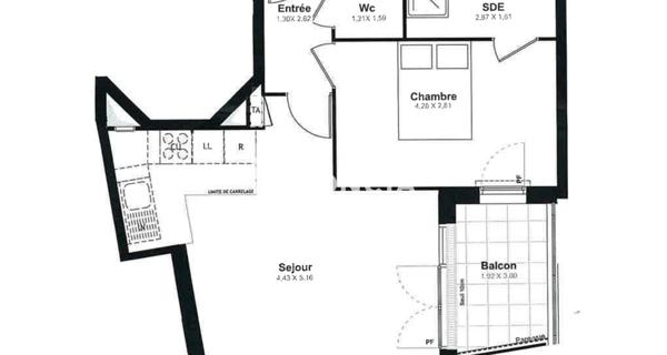 À vendre Appartement 2 pièces 45 m² - Saint-cyr-l'école 78210