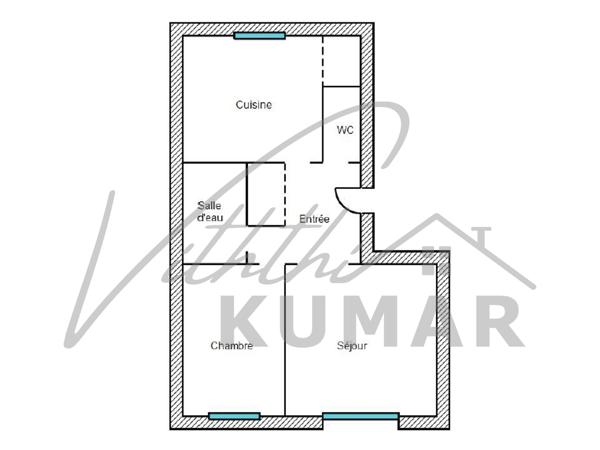 Appartement à vendre 2 pièces 52,5 m² Garges-lès-Gonesse