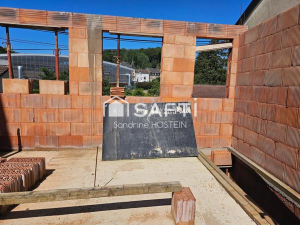 Vente de permis d'une maison à terminer;