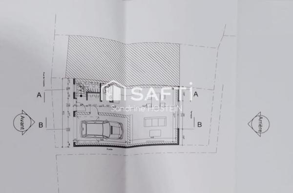 Vente de permis d'une maison à terminer;