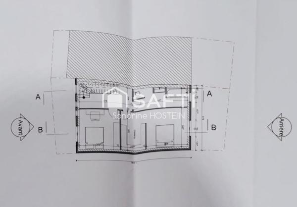 Vente de permis d'une maison à terminer;