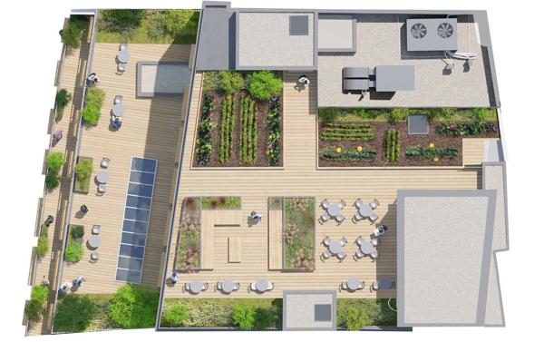 Bureaux à louer ou vendre Paris 11 rooftop panoramique et terrasses extérieures