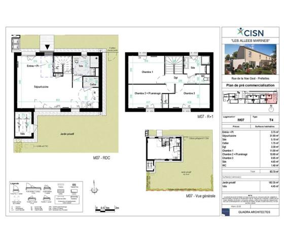Maison neuve à vendre à Préfailles (44770)