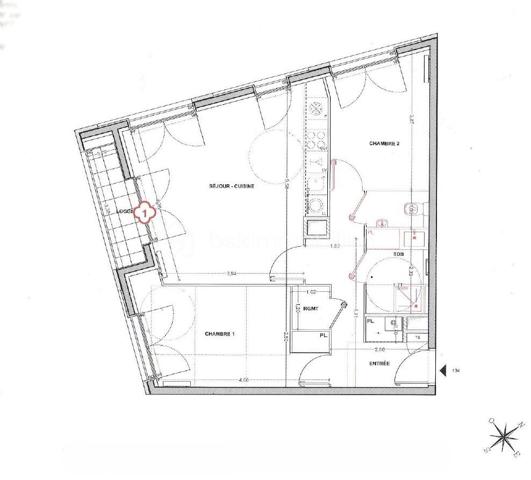 Appartement de 63 m²