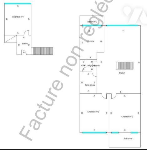appartement en duplex T4