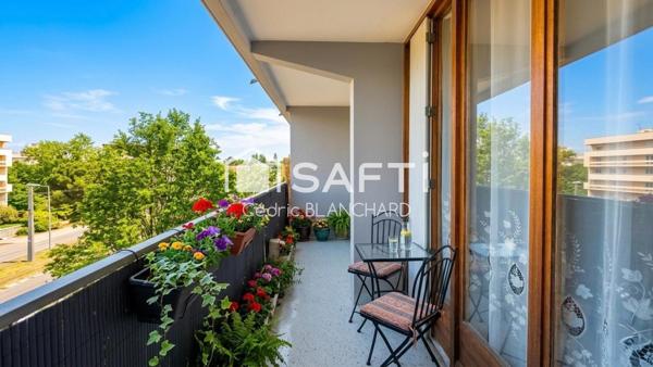 Lormont – T4 3 chambres avec balcon, loggia et cave